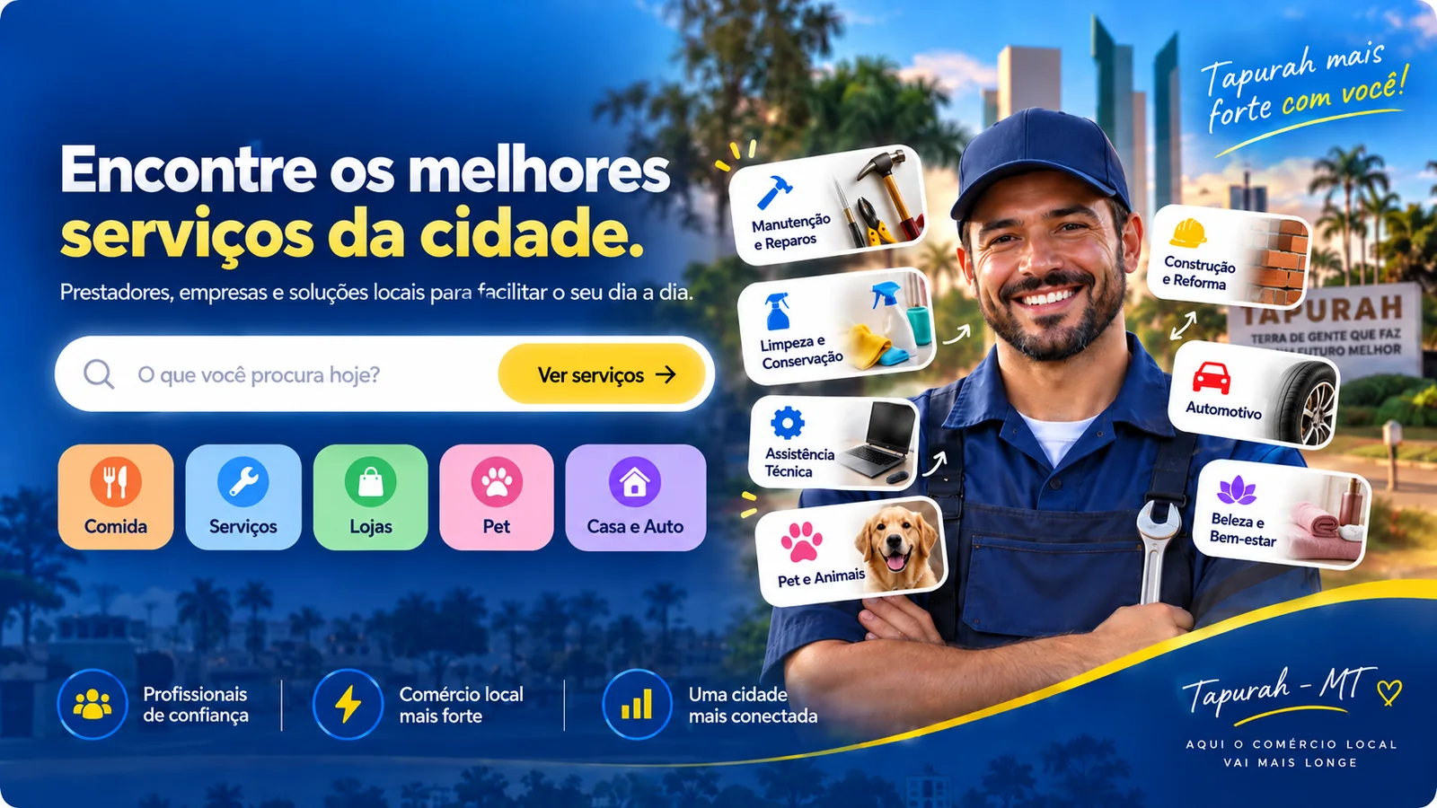 Encontre os melhores serviços da cidade